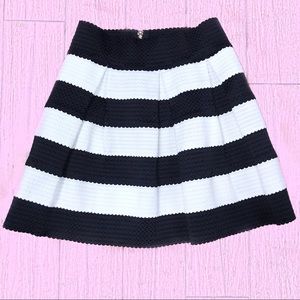 3/$12 Sale! BLACK & WHITE STRIPED SKIRT